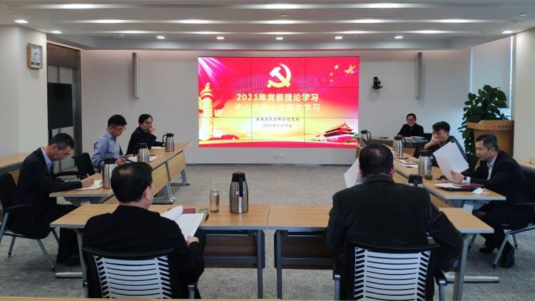 诚通建投党委深入学习贯彻党的十九届六中全会精神