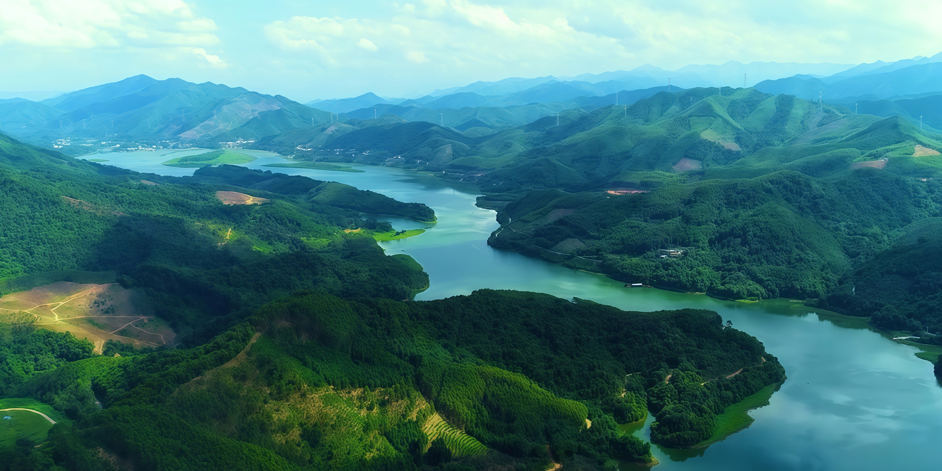 绿色生态 循环经济 绿水青山就是金山银山