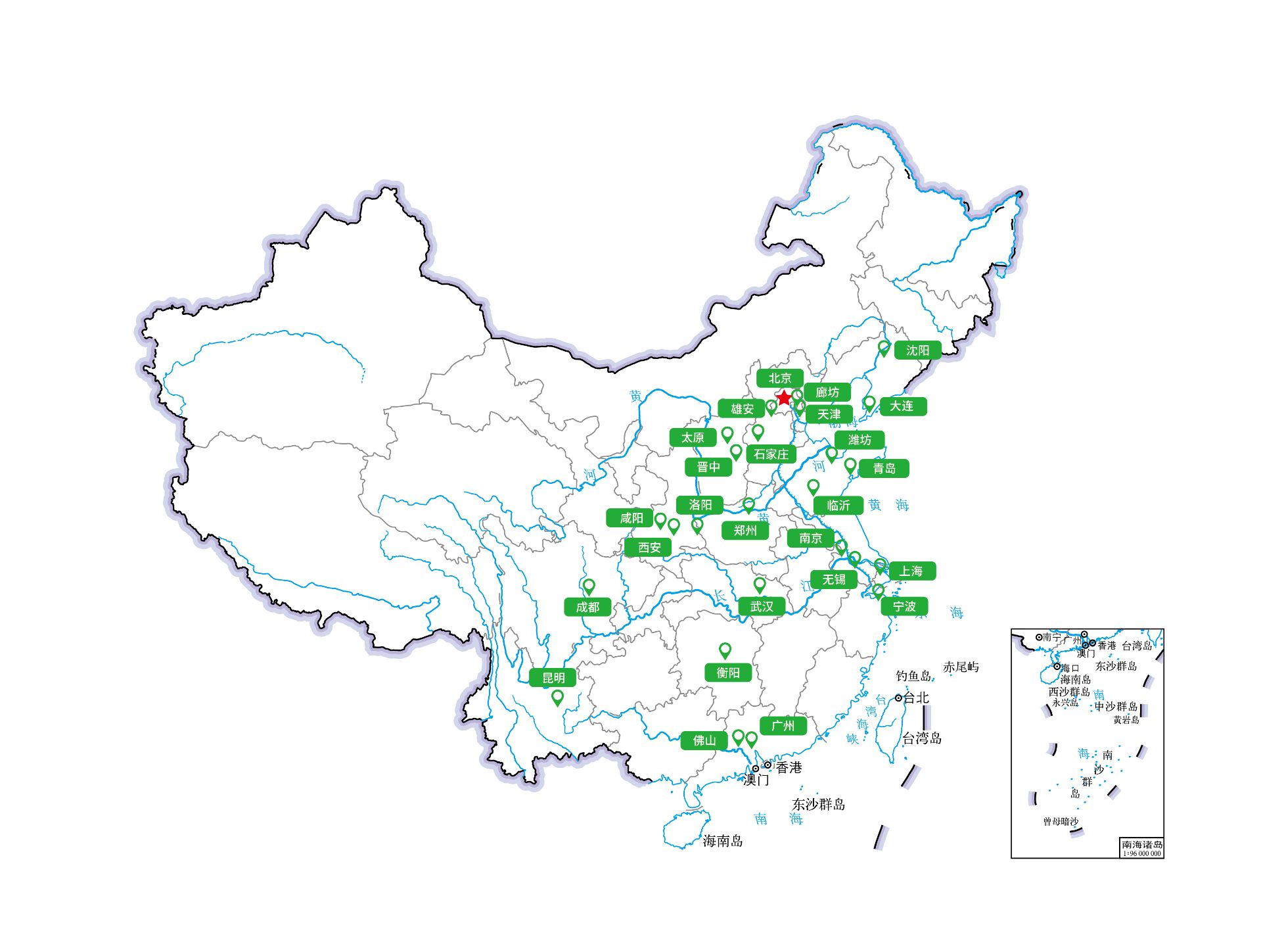 国内已设网点_画板 1 拷贝